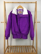 VTG 80s Downhill Racer Women's Ski Snow Insulated Puffer Jacket Size M