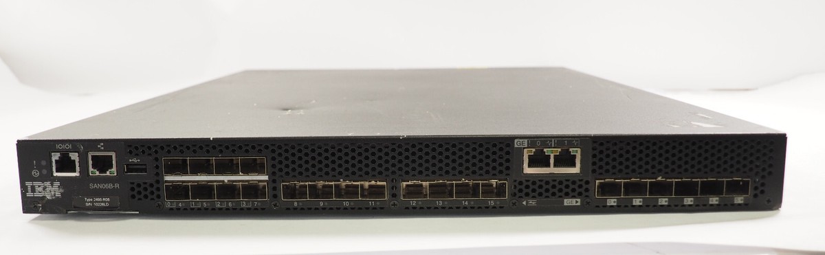 IBM 2498-R06 SAN06B-R 8Gbps Fiber Channel SAN Extension Switch P/N