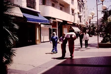 June 1985 Street Scene Casablanca Morocco Kodachrome Slide RefA 519