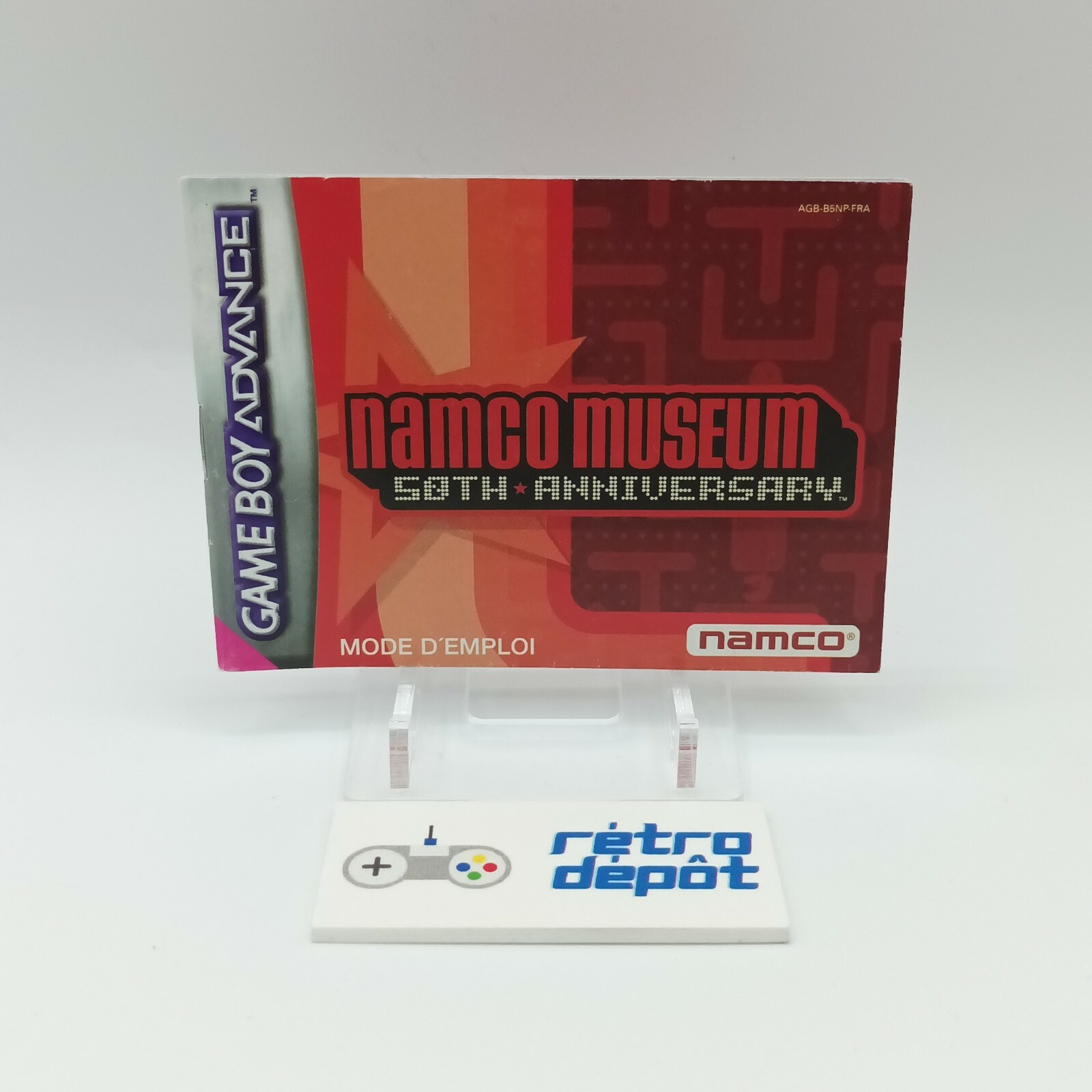 Notice Namco Museum 50 th Anniversary / Nintendo Game Boy Advance GBA / PAL FRA