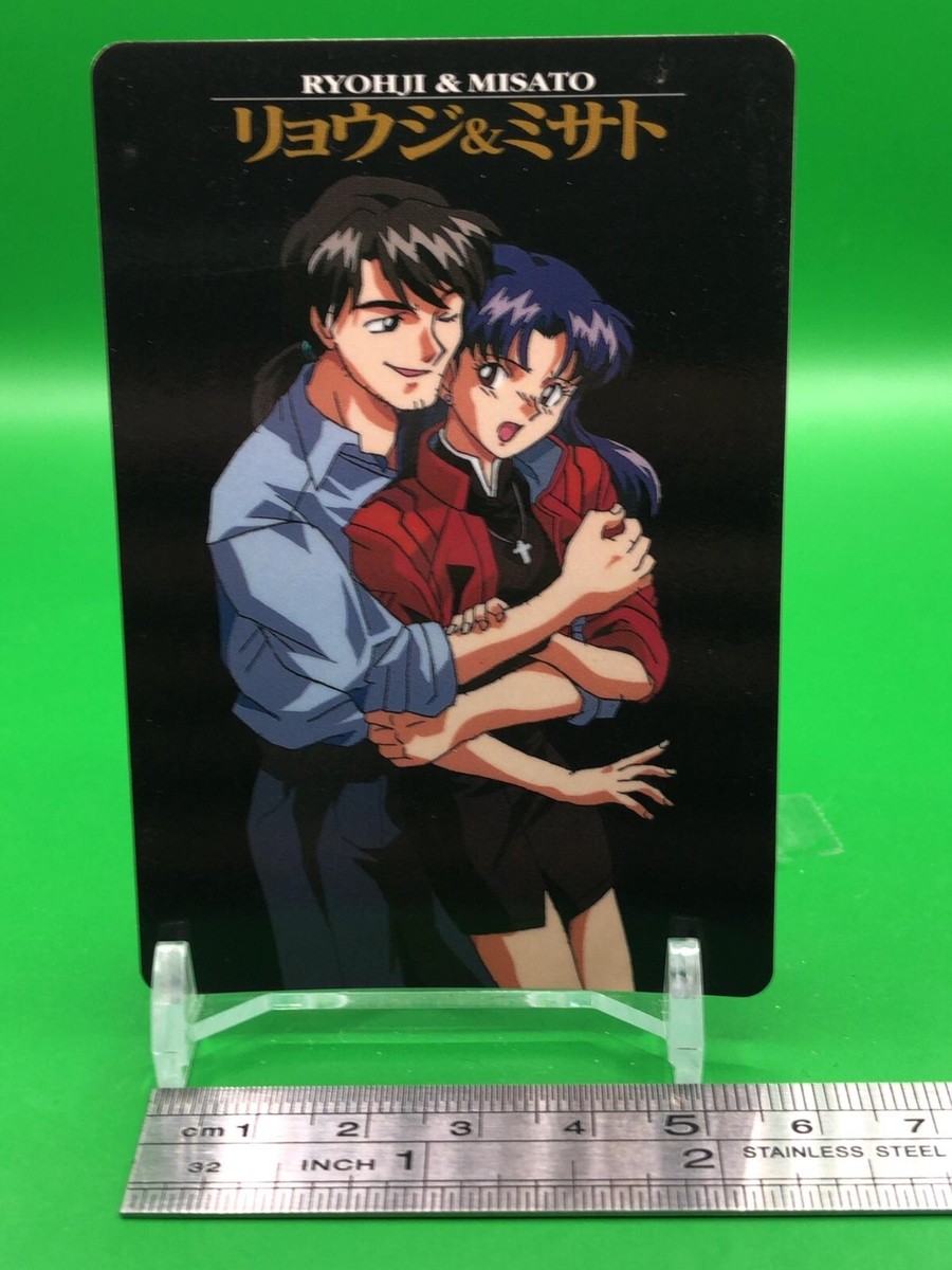 Misato Katsuragi Ryoji Kaji Neon Genesis Evangelion 40 Card Bandai