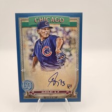 2020 Topps Gypsy Queen Indigo /150 Adbert Alzolay #GQA-AA Rookie Auto RC