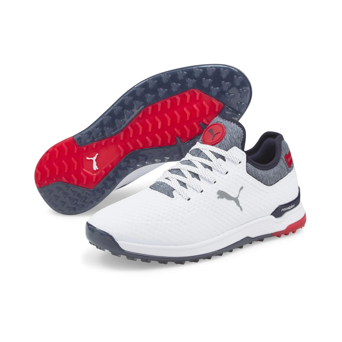 Red puma sale golf shoes