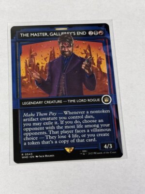 The Master, Gallifrey's End Showcase Doctor Who #543 MTG