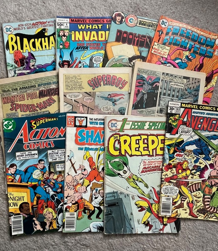 Lot of 11 vintage Comic Books from the 1970s see descriptions/pics