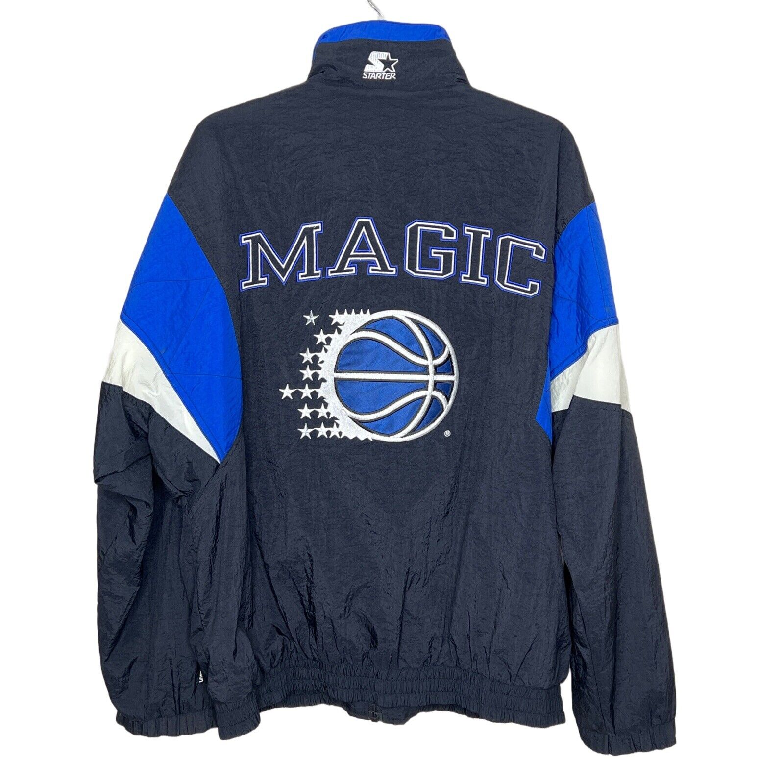 1992-93 Orlando Magic # Game Issued White Warm Up Jacket 48 DP13870