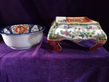 Asian 5'' Bowl and Stand 5''