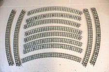 HORNBY DUBLO 3 RAIL 12 x LARGE 2nd RADIUS OUTER CURVE TRACK om