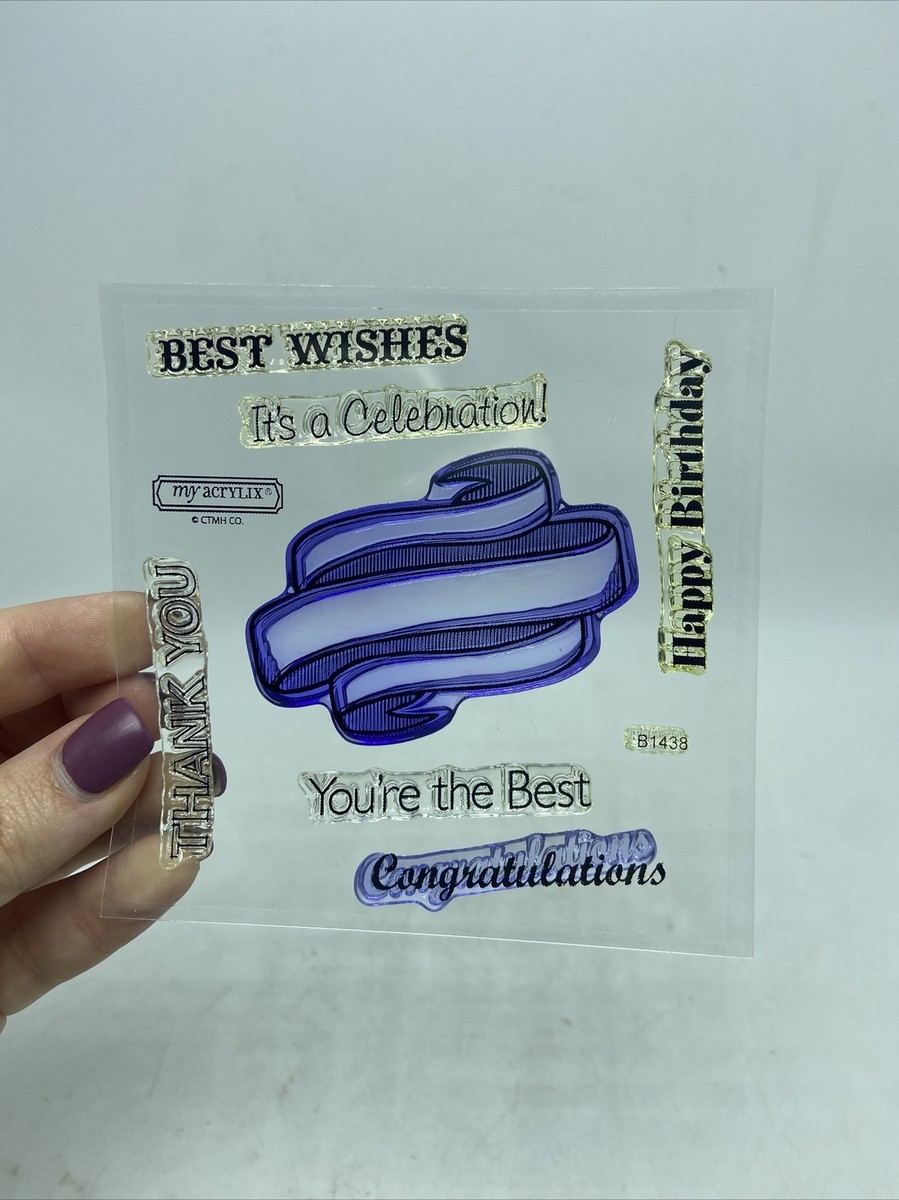 CTMH Close To My Heart Stamps My Acrylix B1438 