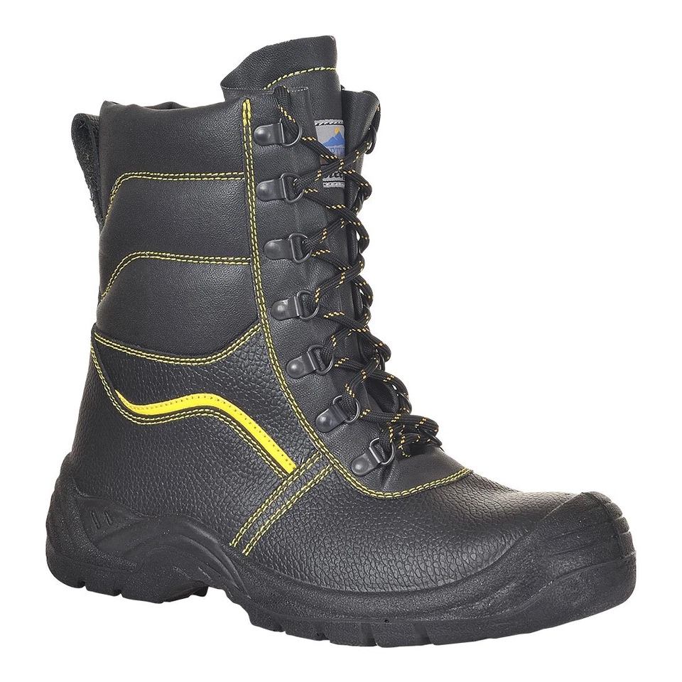 Portwest Steelite Fur Lined Safety Boot - High Leg Cold Weather Work Boots - Image 2 of 2