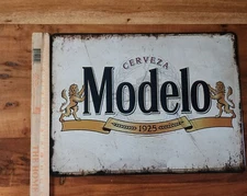 16x12 Modelo Especial Mexican Metal Bar Sign Beer Whisky Reproduction