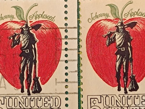 US Stamp 1966 - A739, ERROR - Red apple critically shifted, Rare - Picture 7 of 7
