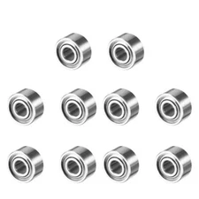 681ZZ 1x3x1 mm Miniature Metal Shield Ball Bearings Wheel Roller Deep Groove ...