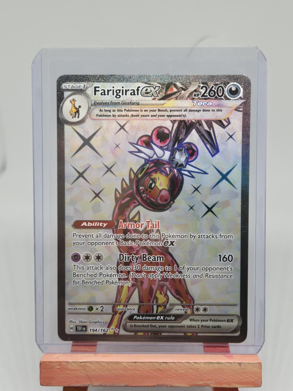 Pokemon TCG Scarlet & Violet Temporal Forces Farigiraf ex 194/162