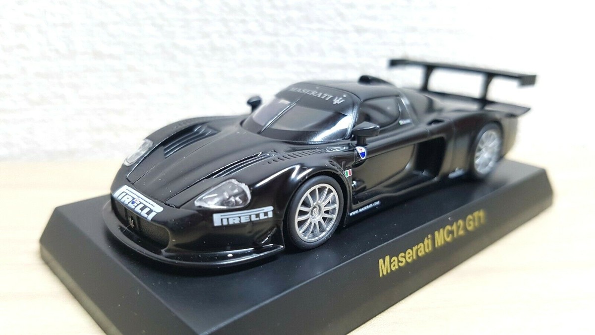 京商 1/64 マセラッティ MC12 GT1 ３台セット 1/64 Kyosho MASERATI MC12 GT1 BLACK diecast car model | eBay