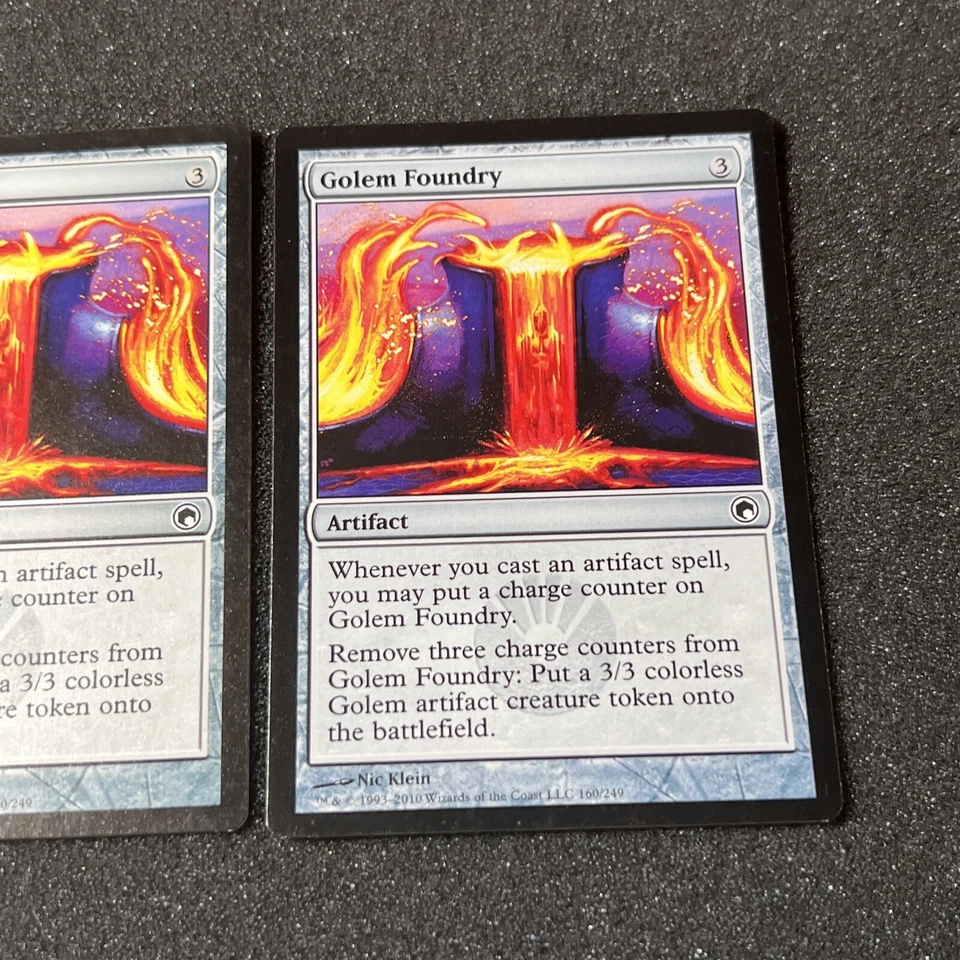 Golem Foundry Magic The Gathering Mtg Artifact Scars of Mirrodin Card 2 - Image 3 of 4