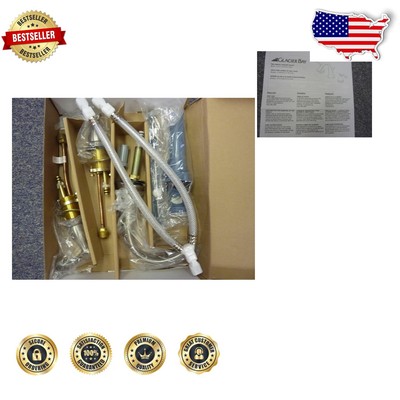 Edgewood Brushed Nickel 2-Handle High Arc Bathroom Faucet - 1.5 GPM Efficiency