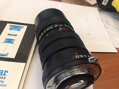 Objectif Zoom Vintage Vivitar 170-150 Mm F3.8, Mise Au Point Rapprochée, Occasion