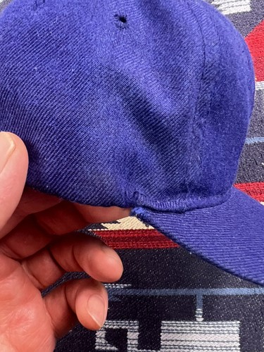 Vtg 90s SEATTLE MARINERS Sports Specialties SnapBack Hat Plain Logo Wool Griffey - Picture 16 of 16