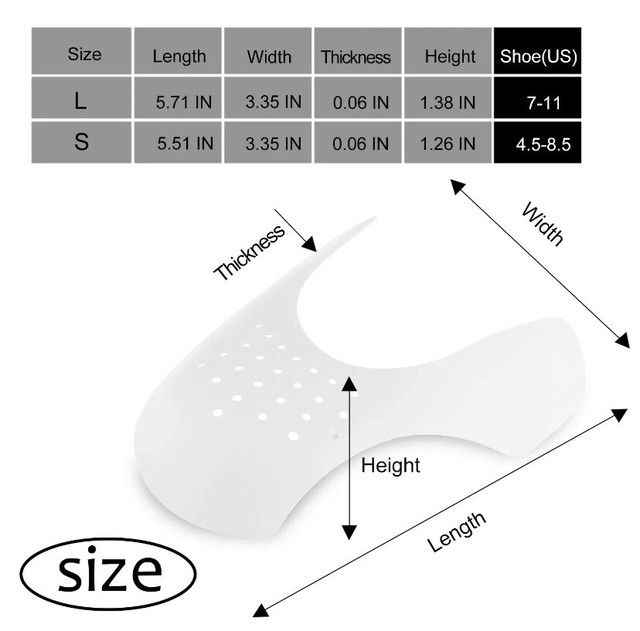 Sneaker Shields GenX “Universal” Crease Protector 3 Pair Size M (9.5