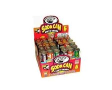Kidsmania Soda Can Fizzy Candy 6-Pack Mini Cans 12ct. - 1.48oz.