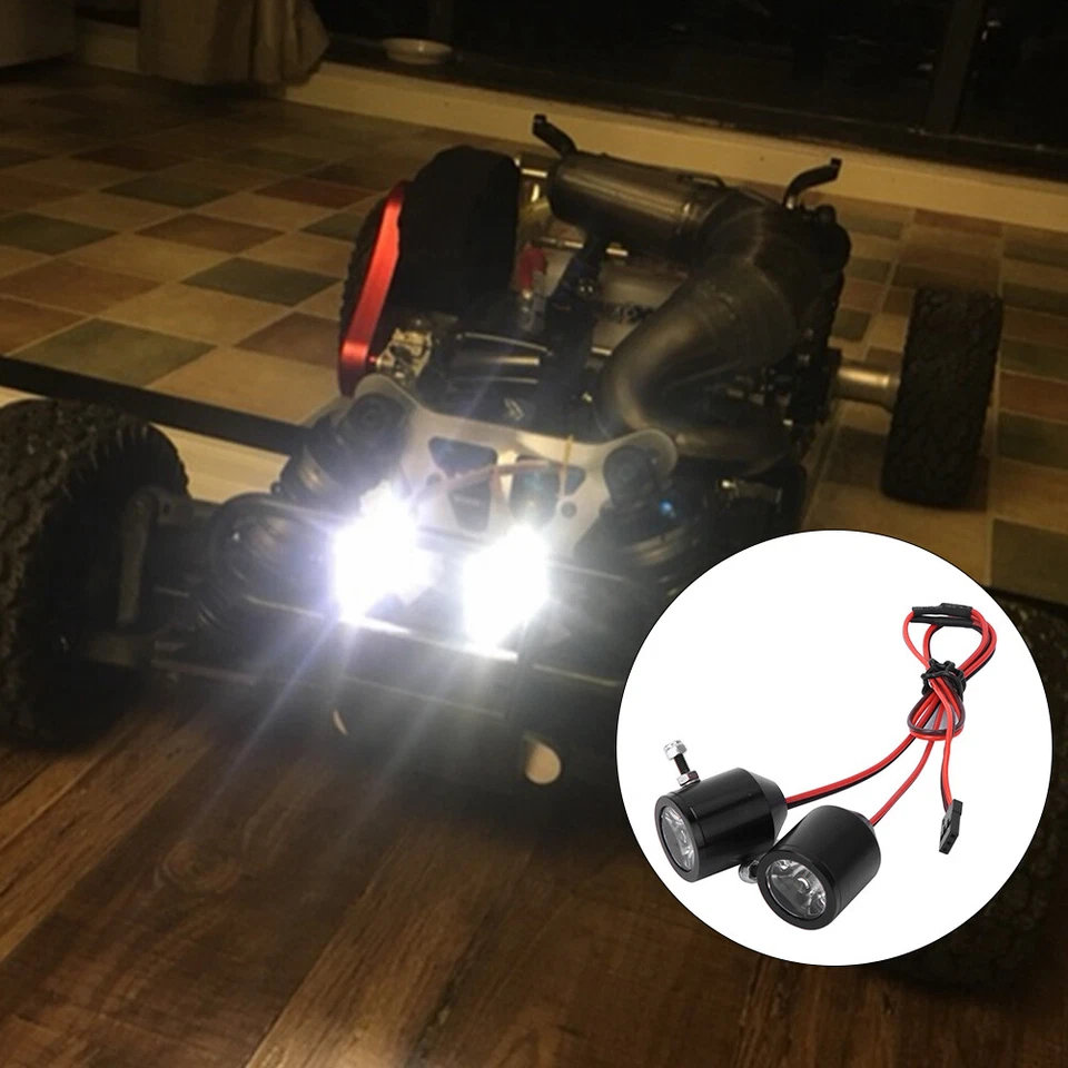 Bausatz für RC Boot Auto Rücklicht Modellbau Alu 3W LED Suchscheinwerfer - Bild 2 von 4