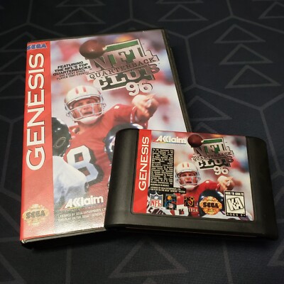 NFL Quarterback Club '96 (Sega Genesis) 1996 qb classic football video game OOP