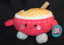 New BUM BUMZ by Russ Kellytoy 8" Rufus the Ramen Bowl plush toy
