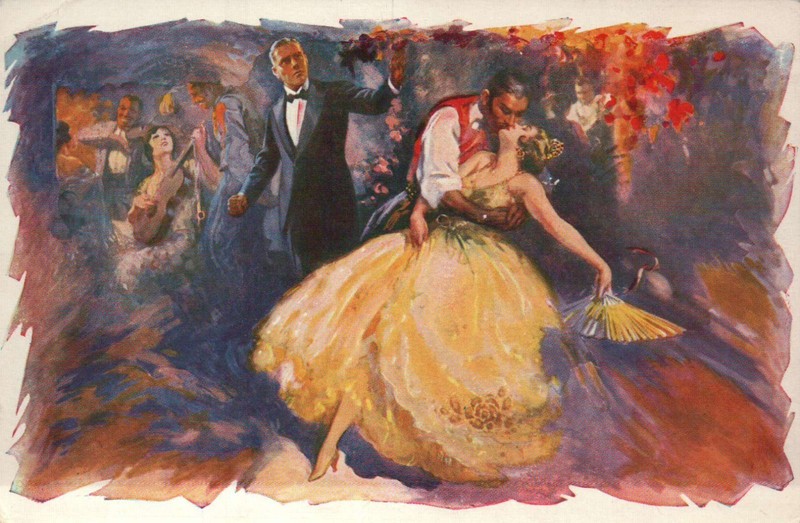 PLEASE READ !!! Lee Ephraim presents Nina Rosa, Musical --- Old Vintage Postcard