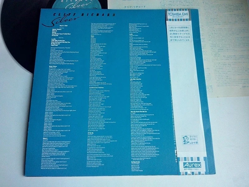 Cliff Richard - Rock 'N' Roll Silver (Lp) Vg / NM, Japon avec Obi & Insert - Photo 3/4