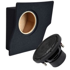 Subwoofer für VW Golf 3 ESX Signum SXE8D2 20cm Bass + 8 Zoll Seitenteil-Gehäuse