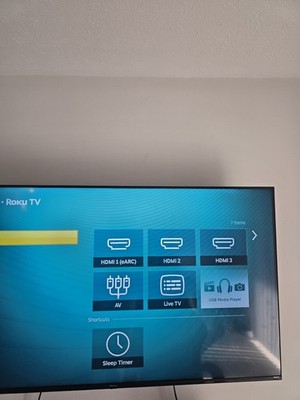 Hisense R6E3 58'' 4K LED Smart TV - Black/Gray PICK UP ONLY