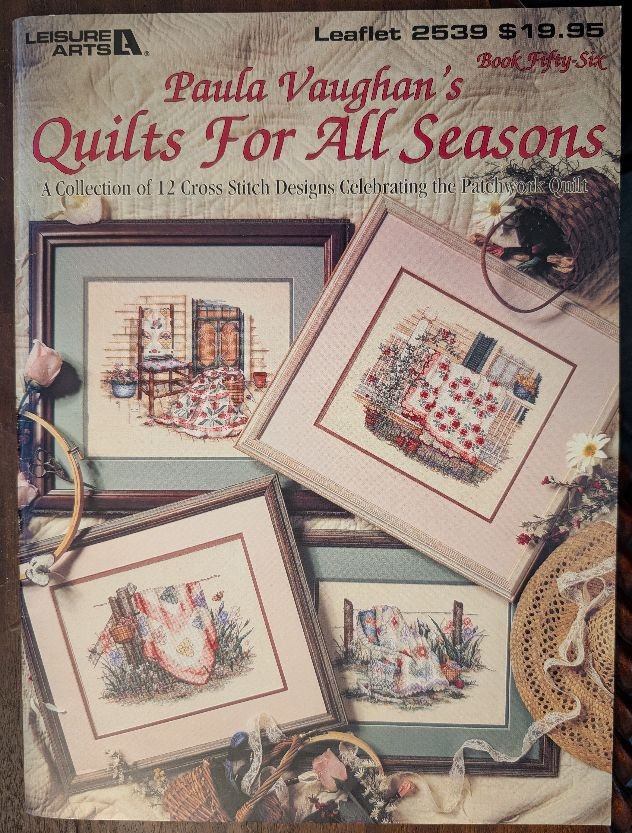 Paula Vaughan's Counted Cross Stitch Charts Leisure Arts - You Choose