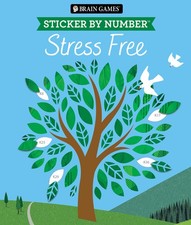 Brain Games - Sticker By Number: Stress Free