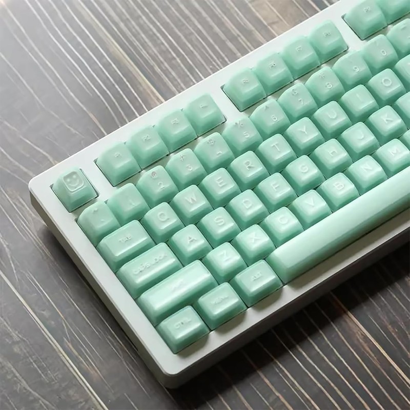 142 Keys SA Profile PBT Doubleshot Keycaps Translucent Keycap Set Fit for 61/64