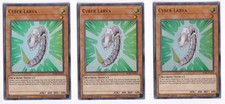 Cyber Larva - BLRR-EN019 - Ultra Rare - 1st Edition x3 - Lightly Played