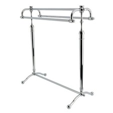 Kingston Brass SCC226 Warwick 3 Bar U-Shaped Towel Stand - Chrome