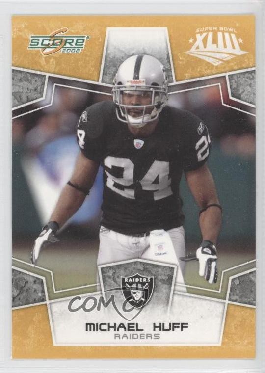 2008 Score Factory Set Yellow Michael Huff #237 0b6