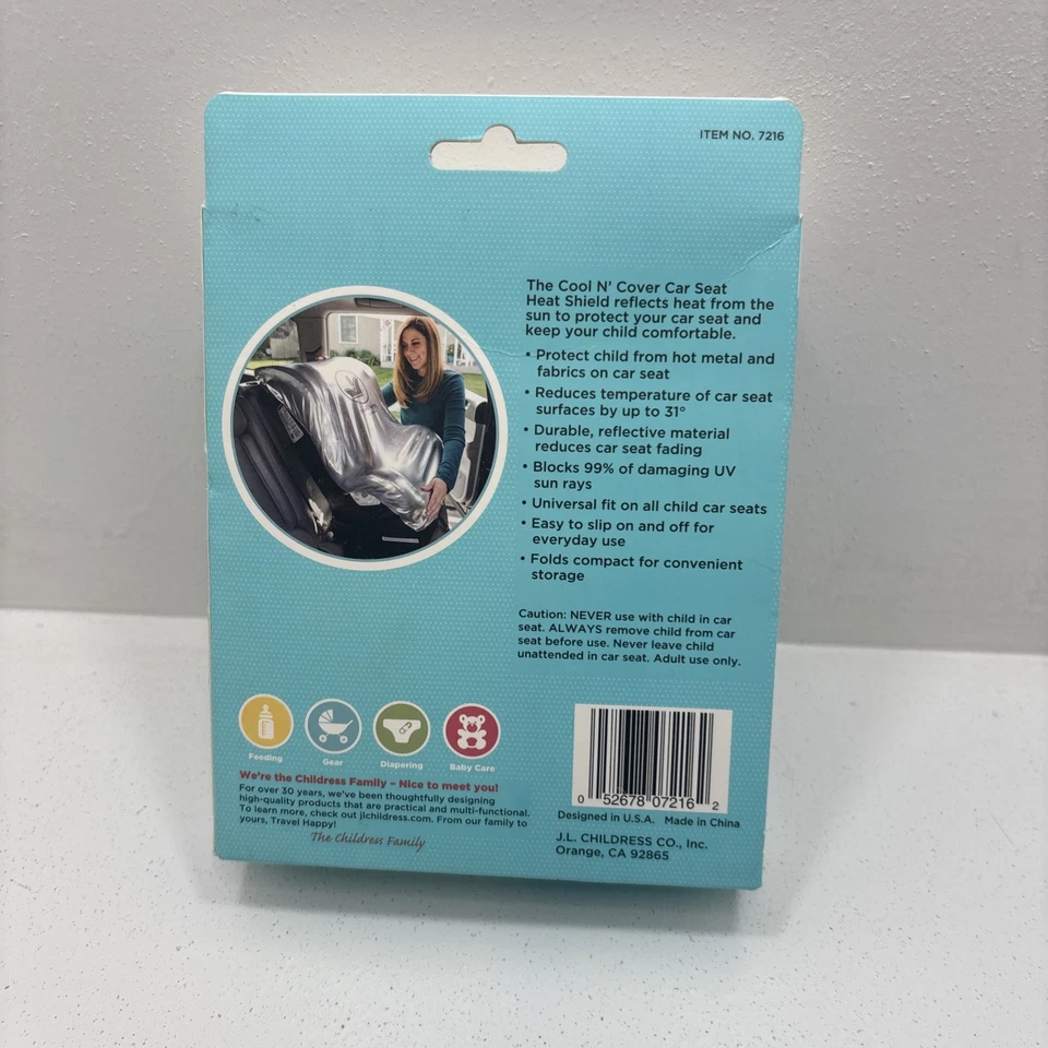 J.L. Protector térmico para asiento de coche Childress Cool N' Cover enfría asiento de coche hasta 30° Foto 2 de 2