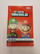 New Super Mario Bros Wii Nintendo Wii Instruction Manual Only