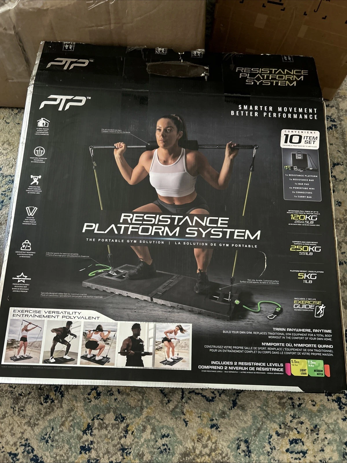 PTP RESISTANCE SYSTEM Portable Gym & Pilates