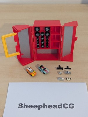 Micro Machines Speed Shop Tool Box Set/Build Your Own - 100% Komplett - Sehr guter Zustand!