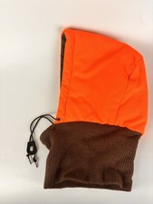 DUXBAK Balaclava Sportsman Hunting Trapping Hat Hunters Orange VTG USA made Hood