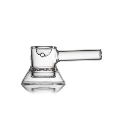 MJ Arsenal GROTTO HAND PIPE 4.5'' Clear Borosilicate Glass Hollow-Bottom Base MJA