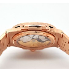 Patek Philippe Nautilus 5723/112R 18K Rose Gold Baguette Ruby Automatic Watch 14