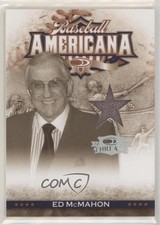 2008 Donruss Threads Baseball Americana Position Materials /250 Ed McMahon 7xr