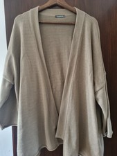 Oska beige Edge to Edge Strickjacke Gr. 2 Top Zustand