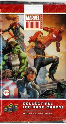 2020-21 Marvel Annual 4 Card Unopened Factory Sealed Pack