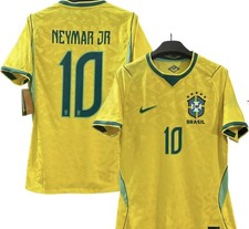 Neymar Brazil Jersey Men's Yellow Size M