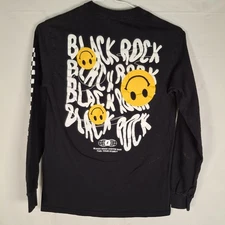 Black Rock Coffee Bar Adult Small Long Sleeve Shirt Fuel Your Story Heavy Cotton